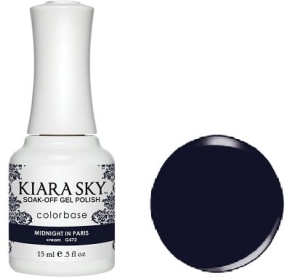 G572. KIARA SKY Soak-off Gel Nail Polish kolekcja Dream MIDNIGHT IN PARIS 15ml