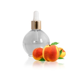 SUNNY NAILS Oliwka DUŻA 75ml z zakraplaczem do skórek paznokci - Brzoskwinia