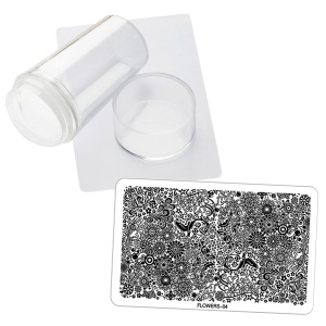 STEMPELEK + ZDRAPKA + PŁYTKA FLOWER (4)