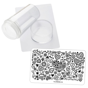 STEMPELEK + ZDRAPKA + PŁYTKA FLOWER (19)