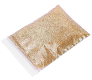 Brokat 100g- piaskowe złoto