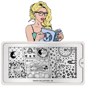 MOYOU LONDON Comics - płytka do zdobień - 05