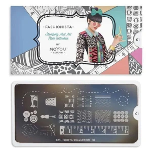 MOYOU LONDON Fashionista - płytka do zdobień - 01
