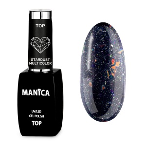Manica Top hybrydowy UV/LED Gel Polish Top Stardust Multicolor 10ml