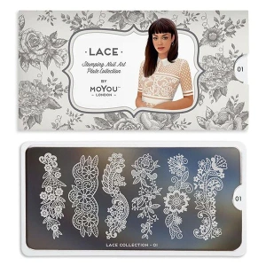 MOYOU LONDON Lace - płytka do zdobień - 01