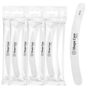 Shape Care PRO Pilnik 80/80 banan biały- Bezpieczny Pakiet - 100szt.