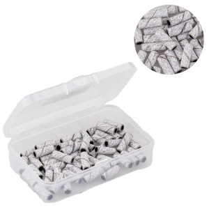 Nakładki ścierne szare- kapturki mini 240#  fi 3mm - 50sztuk