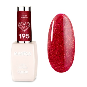 Manica Lakier hybrydowy LED/UV 10ml - Ruby Ribbon - 195