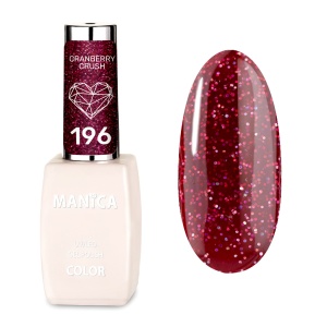Manica Lakier hybrydowy LED/UV 10ml - Cranberry Crush  - 196