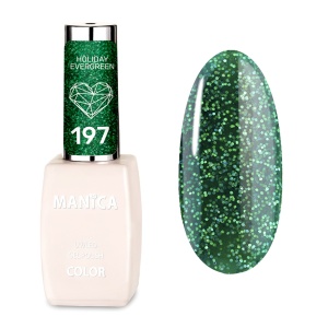 Manica Lakier hybrydowy LED/UV 10ml - Holiday Evergreen  - 197