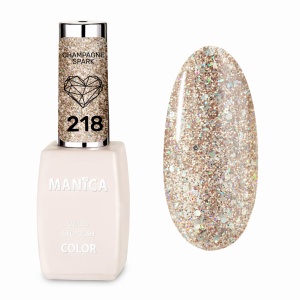 Manica Lakier hybrydowy LED/UV 10ml - Champagne Spark - 218