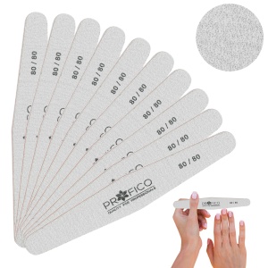 Pilnik [T] elipsa szary 80/80  [x10szt]