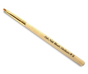 Pędzelek Japan Brush z drewnianą rączką - (AGB-138) #3 Medium