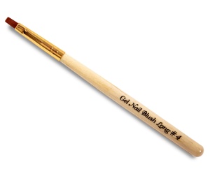 Pędzelek Japan Brush z drewnianą rączką - (AGB-134) #4 Long