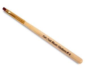 Pędzelek Japan Brush z drewnianą rączką - (AGB-141) #4 Medium