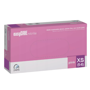 ZARYS  Rękawice EasyCare nitrile PINK 100 szt. - XS