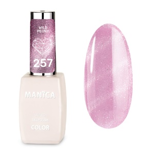 Manica Lakier hybrydowy Cat Eye LED/UV 10ml - Wild Peony  - 257