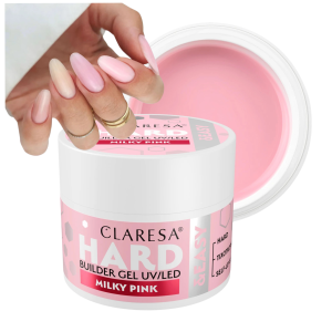 CLARESA Żel HARD&EASY BUILDER GEL MILKY PINK 45G