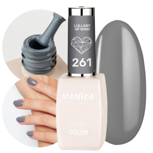 Manica Lakier hybrydowy LED/UV 10ml - Lullaby of Wind  - 261