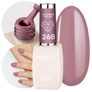 Manica Lakier hybrydowy LED/UV 10ml - Lavender Fields - 268