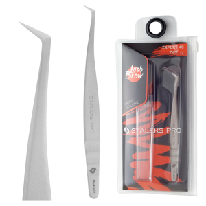 Staleks PRO Expert pęseta do rzęs TE-40/12