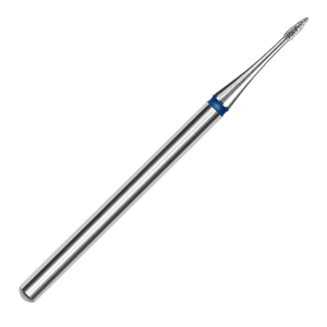 Staleks Frez diamentowy FA12B010/3 płomień mini 1mm/3 niebieski