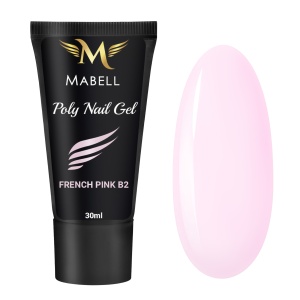 MABELL POLY NAIL GEL AKRYLOŻEL DO PAZNOKCI PRZEDŁUŻANIA BUDOWANIA FRENCH PINK 30G B2