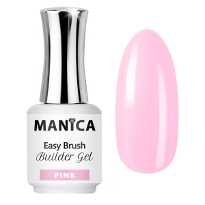 Manica Żel w butelce Easy Brush Builder Gel  - Pink 15ml