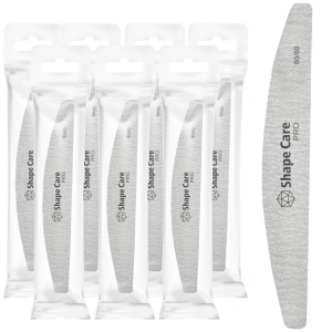 Shape Care PRO Pilnik 80/80 łódka szary- Bezpieczny Pakiet - 100szt.