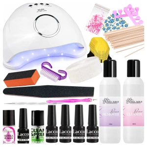 Zestaw Startowy do Manicure Hybrydowego LAMPA UV LED + GRATISY