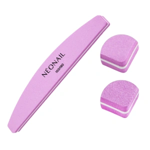 NEONAIL Polerka łódka 100/180 - różowa (166)