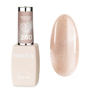 Manica Lakier hybrydowy Cat Eye LED/UV 10ml - Beige and the City - 280